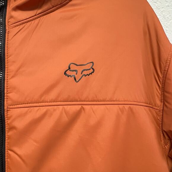 Fox Racing Ridgeway Jacket Burnt Orange Mens XL Full Zip Hooded Coat Cordura - Picture 10 of 16